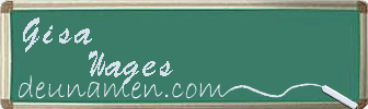 Gisa Wages Visitenkarte